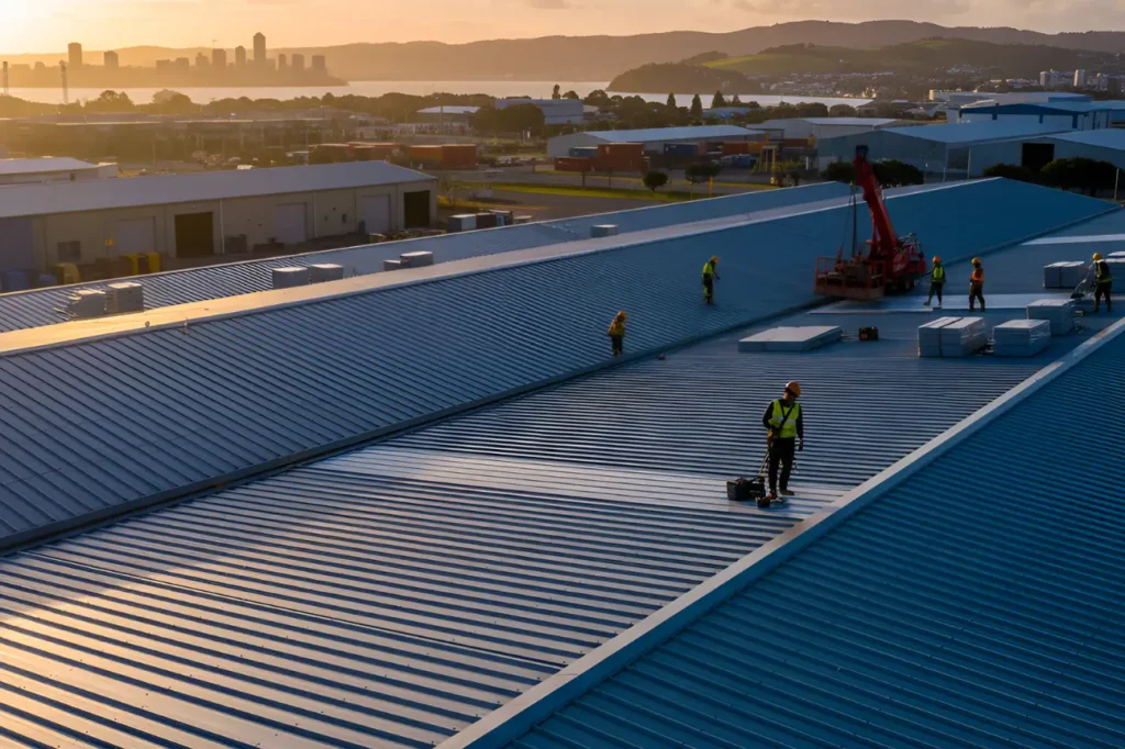 At Industrial Roofing Kapiti Coast, our experienced team delivers high-performance industrial roofing solutions for large-scale facilities.